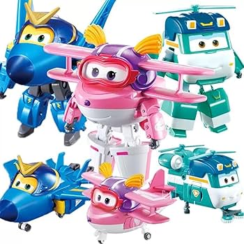 Amazon.co.jp: MZATIVATT Tiki Super Wings変形玩具へんけいひ